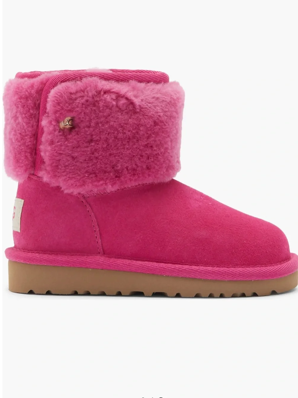 UGG Kids' Classic Jona Luxury Boot in Dark Peony 7